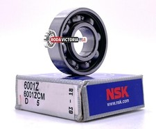 NSK 6001 OPEN TYPE Bearing 12x28x8 mm  NO SEALS 