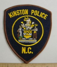 KINSTON  POLICE.   NORTH CAROLINA  FABRIC PATCH