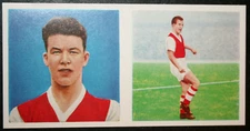 ARSENAL  &  WALES  Mel Charles  Vintage 1960 Football Card  JE16MS