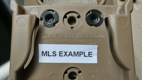 1/2" Screw Nut Holster Hardware for Safariland Leg Shroud, UFA, DFA to QLS, MLS - Picture 5 of 12