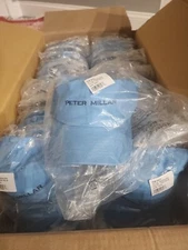 NEW Peter Millar Hat Adjustable Blue Golf Crown Baseball Cap 