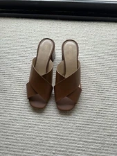 NWT Michael KorscTan Mules 9.5