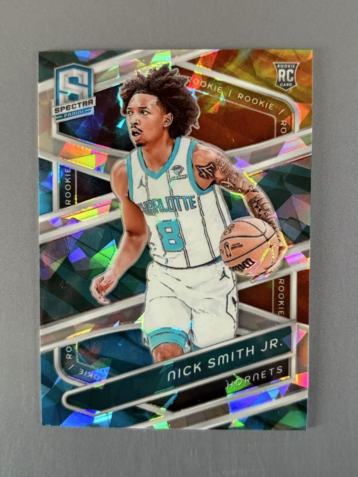 Nick Smith Jr 2023-24 Panini Spectra Astral Prizm /49 RC #141