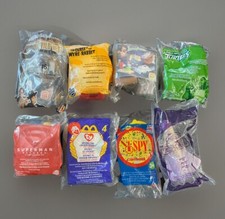 Burger King McDonald  s Lot Of 8 Toys - TMNT Superman I Spy Ty Wild West