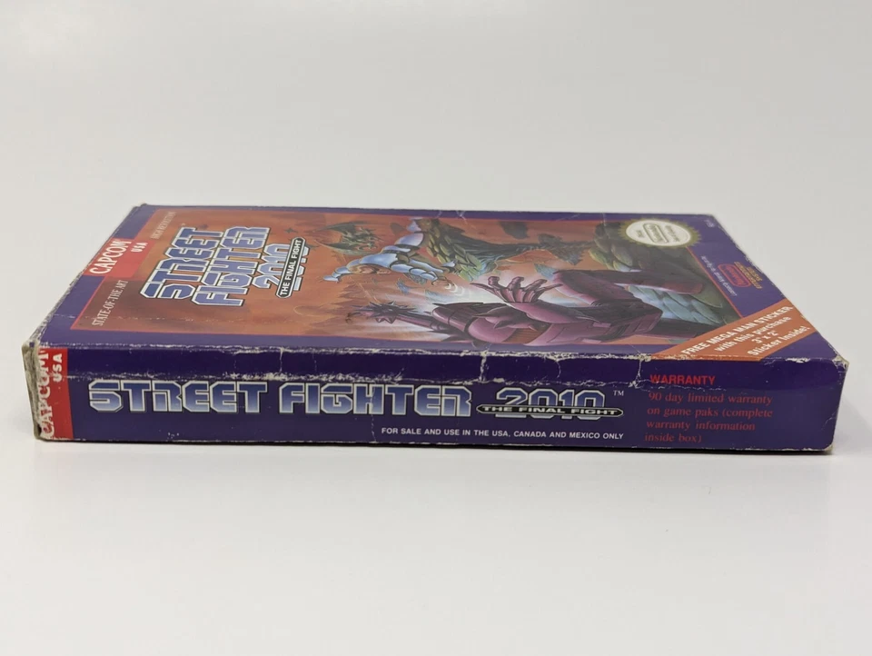 Street Fighter 2010: The Final Fight (Nintendo, NES) -Box-No Manual - Image 4 of 4