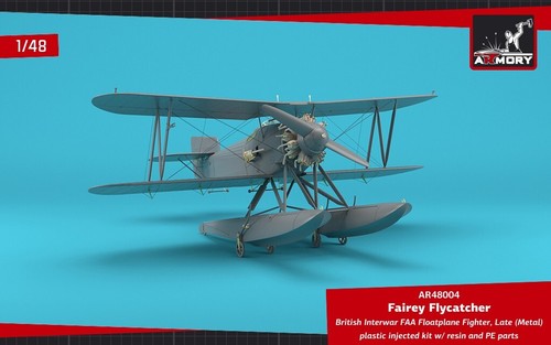 Armory 1/48 48004 Fairey "Flycatcher" on floats (late, metal type) plastic kit - Picture 2 of 5