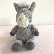 Jellycat - Flossie Donkey -  Soft Grey & Cream Horse Beanie