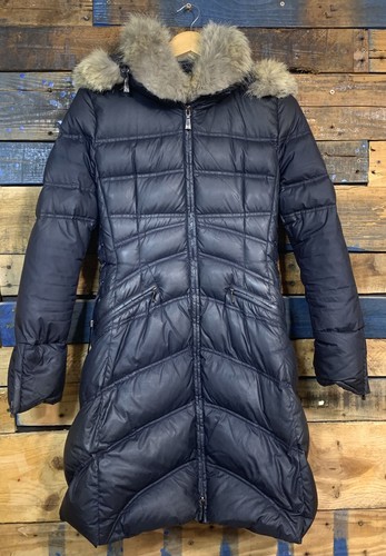 Dawn Levy Black Down Puffer Long With 