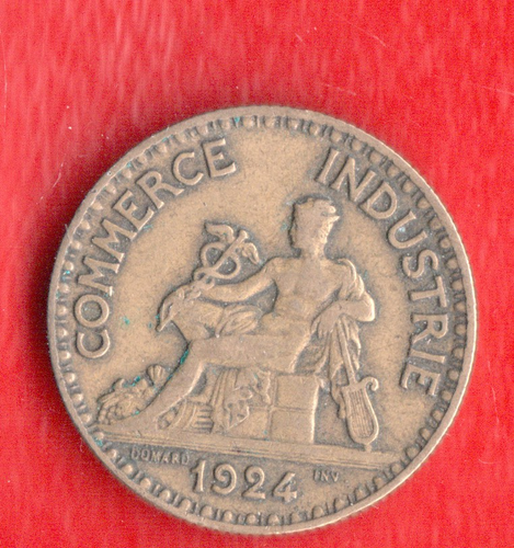 FRANCE 2 FRANCS 1924