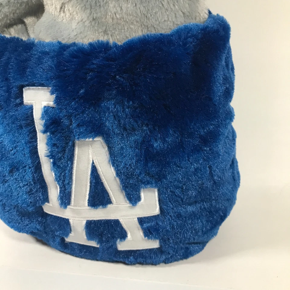 Calentador de pies con logotipo de equipo de los Dodgers de Los Ángeles colores 17 pulgadas dos pies individual  Foto 3 de 4