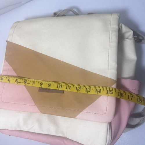Bolso inferior Petunia Pickle mochila de pañales de cuero sintético cuadrado abedul/macaron de viaje - Imagen 15 de 17