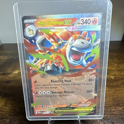Pokémon Mega Camerupt EX 022/132 Me01: Mega Evolution Double Rare Holo 340 HP