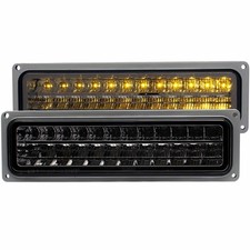 Anzo For Chevy K1500k2500 Suburban 1992-1999 Led Parking Lights Smoke