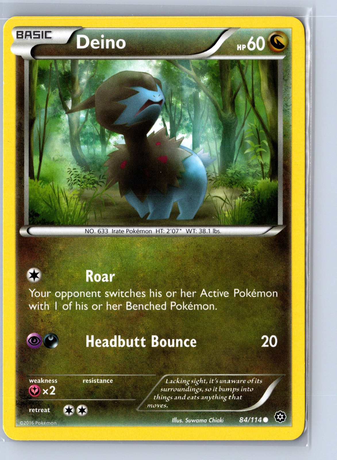 Pokemon: XY - Steam Siege Deino #84/114 Common,Regular .P2N