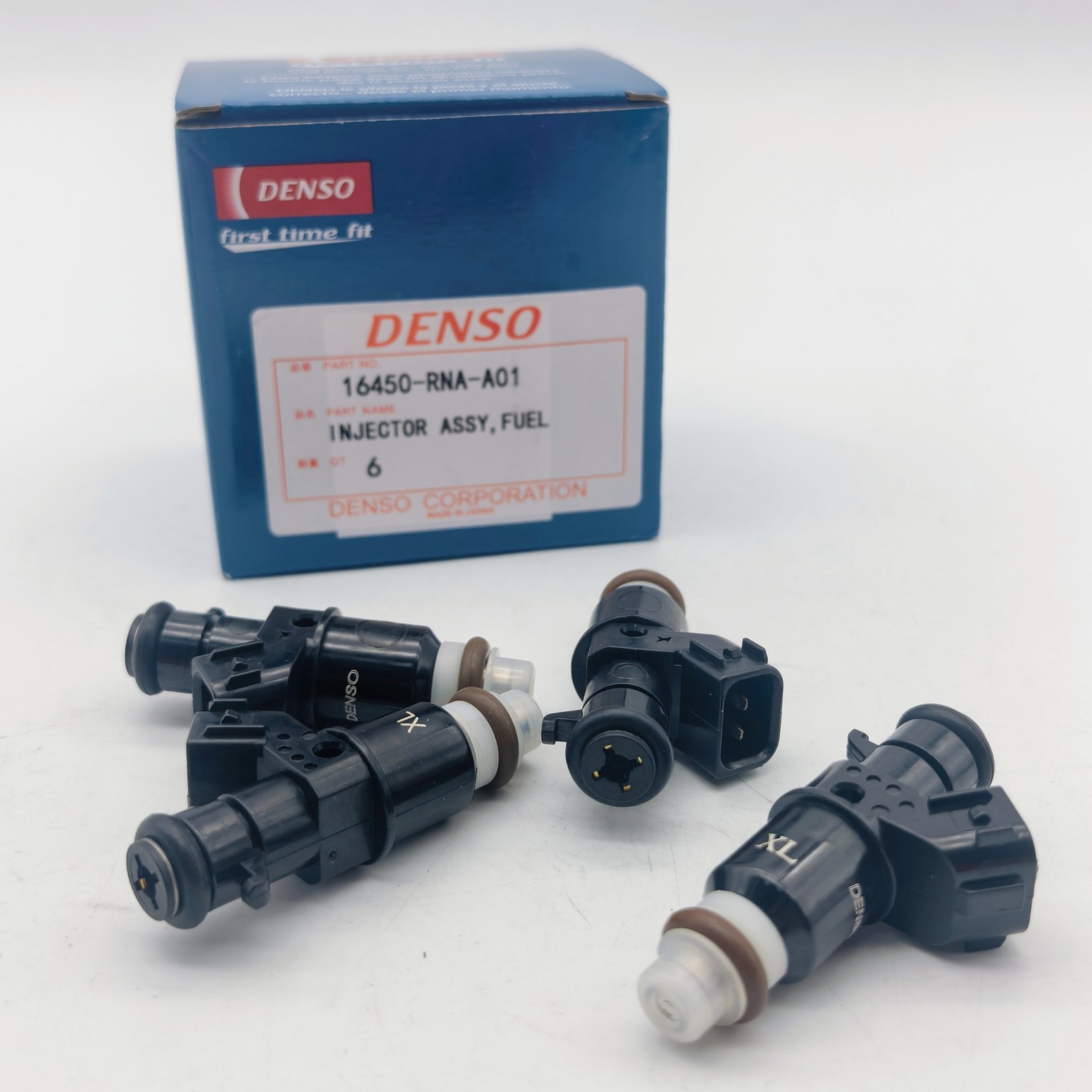 4X DENSO Fuel Injectors 16450-RNA-A01 For Honda CIVIC 1.8L CR-Z FIT CITY 1.5L US