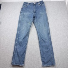 Vintage Wrangler 14MWZG Jeans Mens 31x32 Made in USA Blue Cowboy Cut Straight