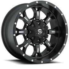 Fuel 1pc D517 Krank 18x9 6x135 6x5.5 Matte Black Milled Wheel 18 1mm Rim
