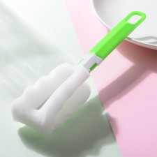 Sponge Bottle Brush Foam Glass Cup Kettle Brush Scrubbing Tool Cleaning Brush