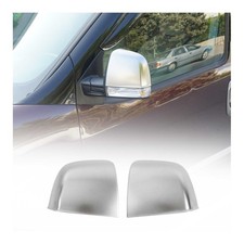 Spiegelkappen Spiegelabdeckung für Fiat Doblo 2010-2022 Chrom ABS Matt 2tlg
