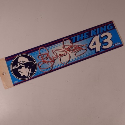 WinCraft Richard Petty Signature THE KING 43 NASCAR Rennsport Sticker