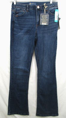 -NWT Democracy ''Ab'' Solution High Rise Itty Bitty Boot Women's Jeans Blue Sz 8
