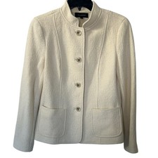 NWOT Talbots Women's Cream Wool Blazer