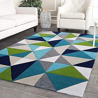 Hand Tufted Carpet & Rug 100% Wool hall living room kitchen office
