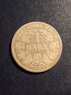 1 Mark Kaiserreich 1886 F