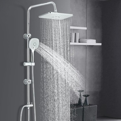 Edelstahl Regendusche Set Duschset ohne Armatur Duschsystem Überkopfbrause Set