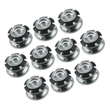 10Pcs round Tubing Inserts Threaded Tube Inserts Plum Blossom Shrapnel Bottom Pl