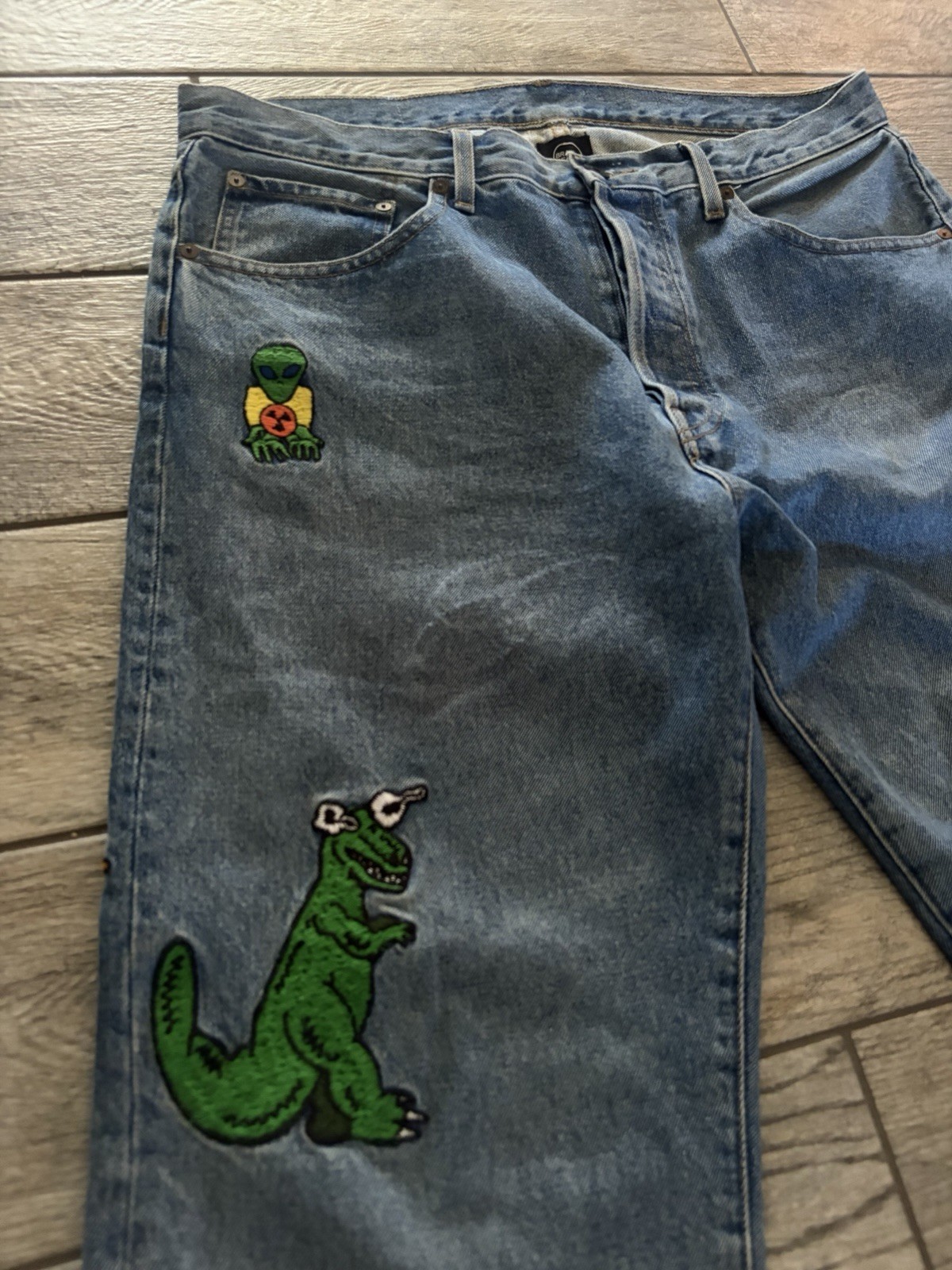 BRAINDEAD Blue Jeans - image 2