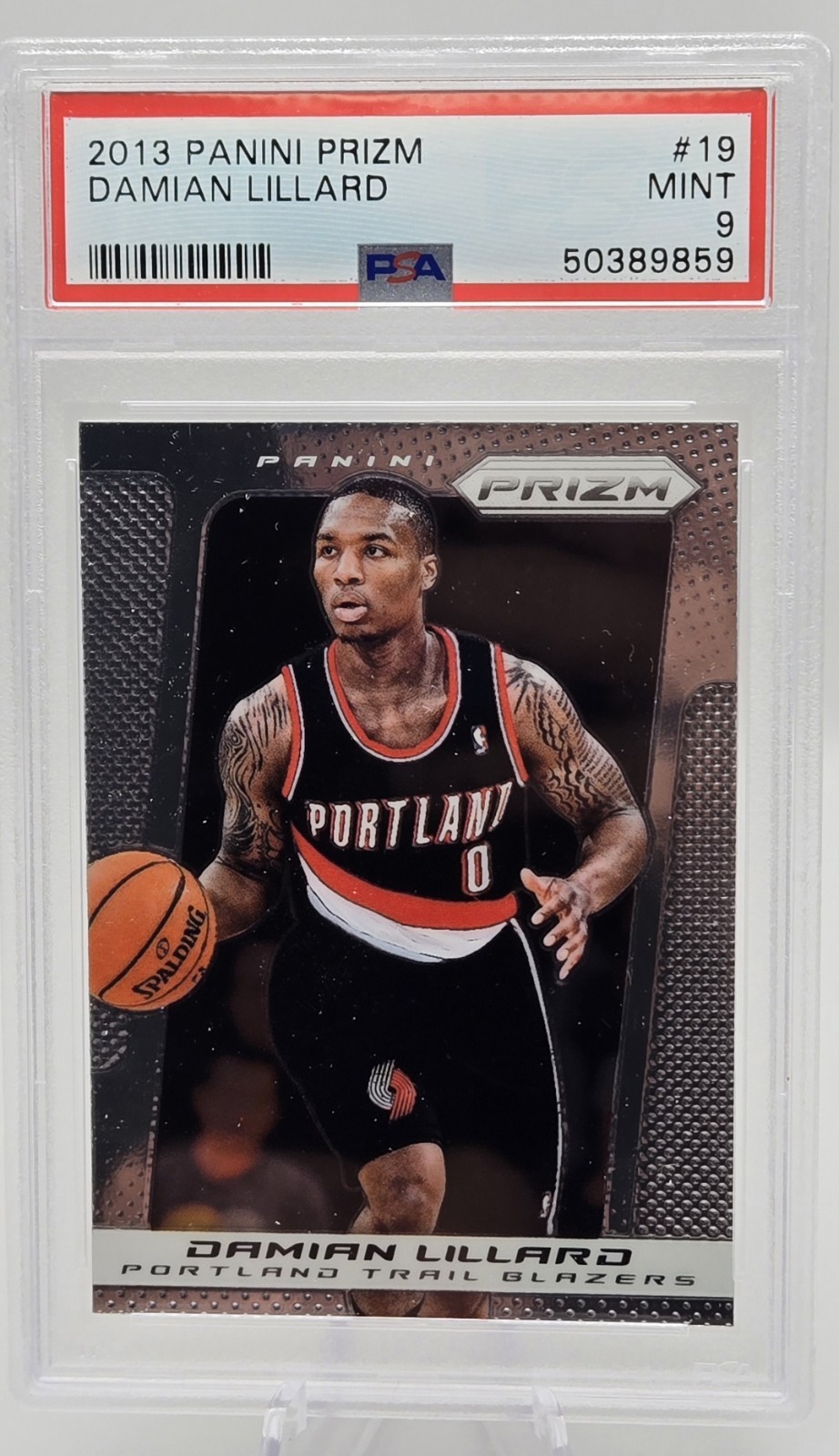 2013-14 Panini Prizm #19 Damian Lillard PSA 9