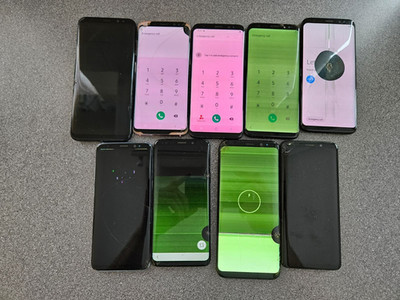 DEFEKT 9x Samsung Galaxy S8 & S9 Serie - RESTPOSTEN KONVOLUT Ref056