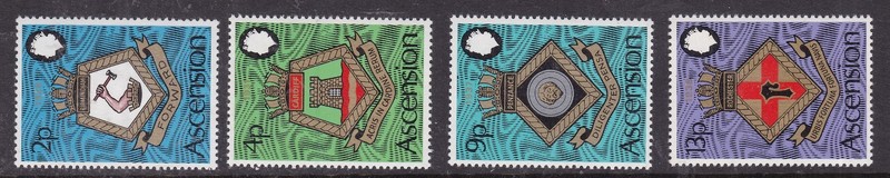 ASCENSION   ^^^^^^1973 #166-169  MNH older   set      @  rum716asc