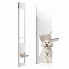 VEVOR Dog Door for Sliding Glass Door Adjustable Height 75 7/8" to 80