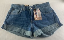 Girls Levi s Shorts Size 16 Reg Blue Jeans Denim Girlfriend Spring Summer New