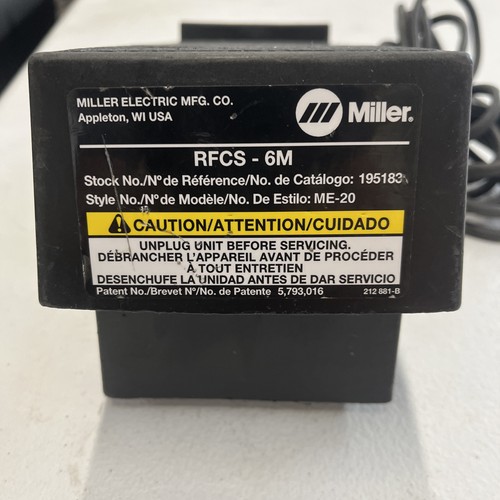 Miller RFCS-6M Welding Foot Control 6-Pin Plug (Used). 