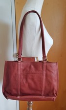 Margot New York Leather Handbag NWT style: Ariel Double Handle Satchel 