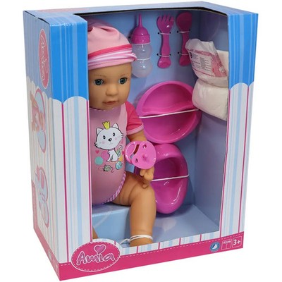 Amia Babypuppe ''Mia'' mit Zubehör, 42 cm