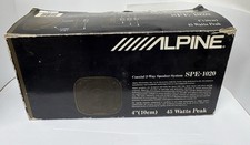 Alpine SPE-1020 Coaxial Car Speakers w/Box/gr...