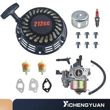 Pull Recoil Starter Carburetor For Predator 212cc GX160/GX200 Go Kart Pit Bike