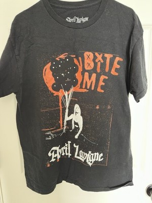 Avril Lavigne ''Bite Me'' Black Tee for Women - Size L