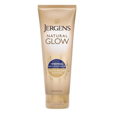 Jergens Natural Glow +FIRMING Daily 221 ml (1er Pack), Fair bis Medium 