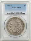 1904-S $1 Morgan Silver Dollar VF20 PCGS 58435148