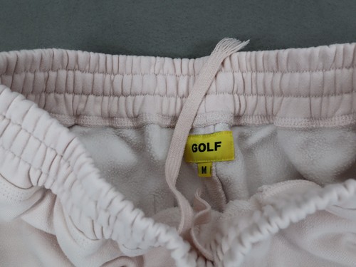 Tyler The Creator Golf Wang Logo Men’s Sweatpants Sz M Pink Fleece Joggers - Picture 2 of 6