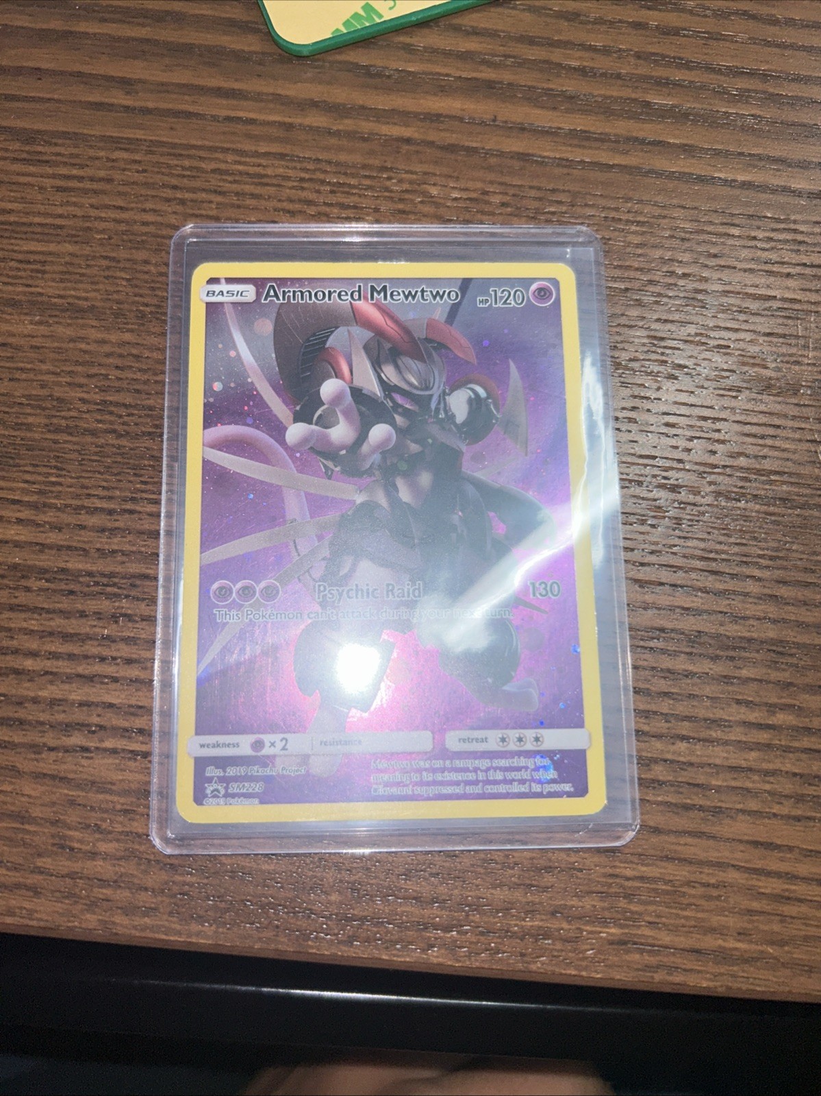 ARMORED MEWTWO ULTRA RARE lightly Played Pokemon Promo Card