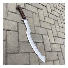 Custom Handmade Carbon Steel Blade Khopesh Machete Sword Hunting Sword Camping