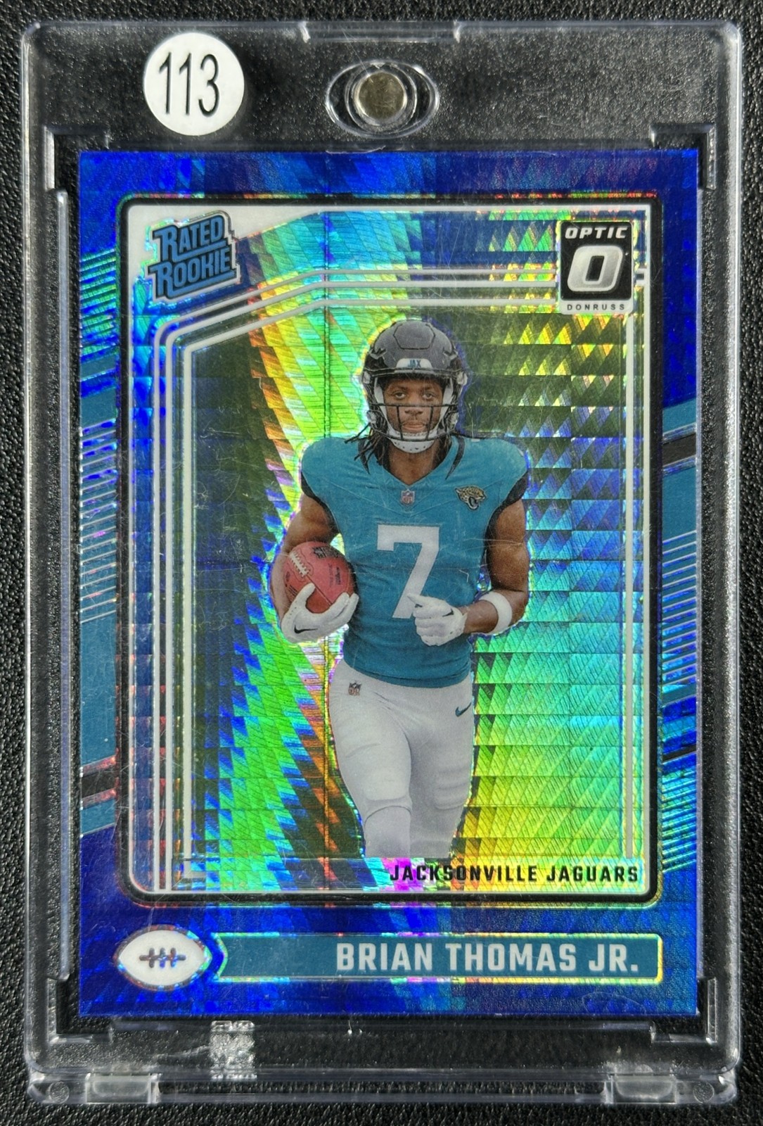 Brian Thomas Panini Donruss Optic #214 Blue Hyper