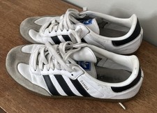 Size 8 - Adidas Samba OG White With Black Stripes