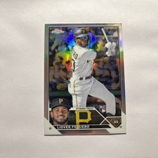 Liover Peguero Rookie RC 2023 Topps Chrome Refractor #72 Pittsburgh Pirates